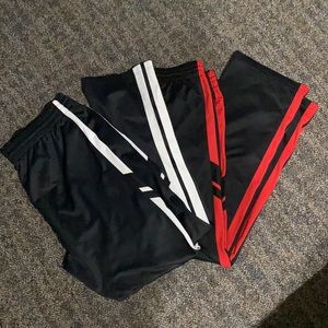 Tek Gear Black Strips Sweatpants